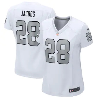 womens nike josh jacobs white las vegas raiders alternate g